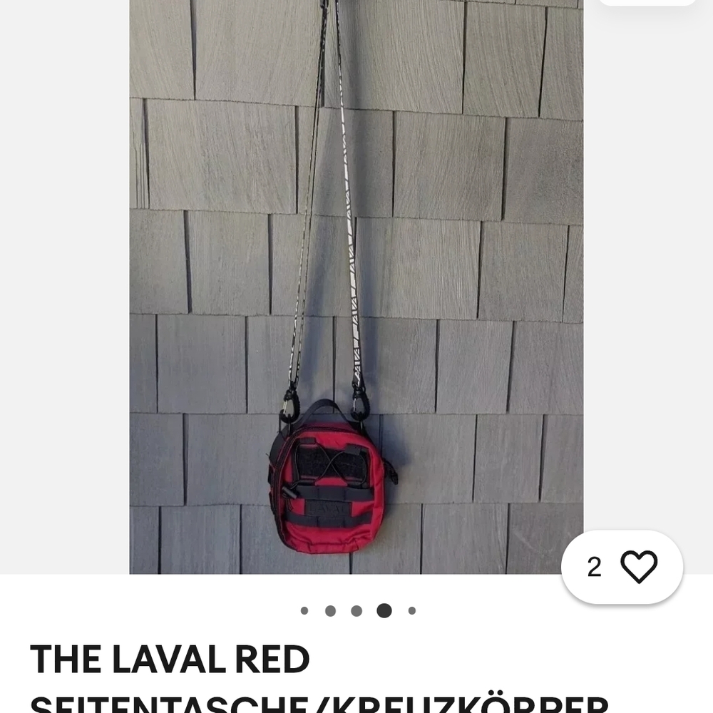 Red Messenger Bag